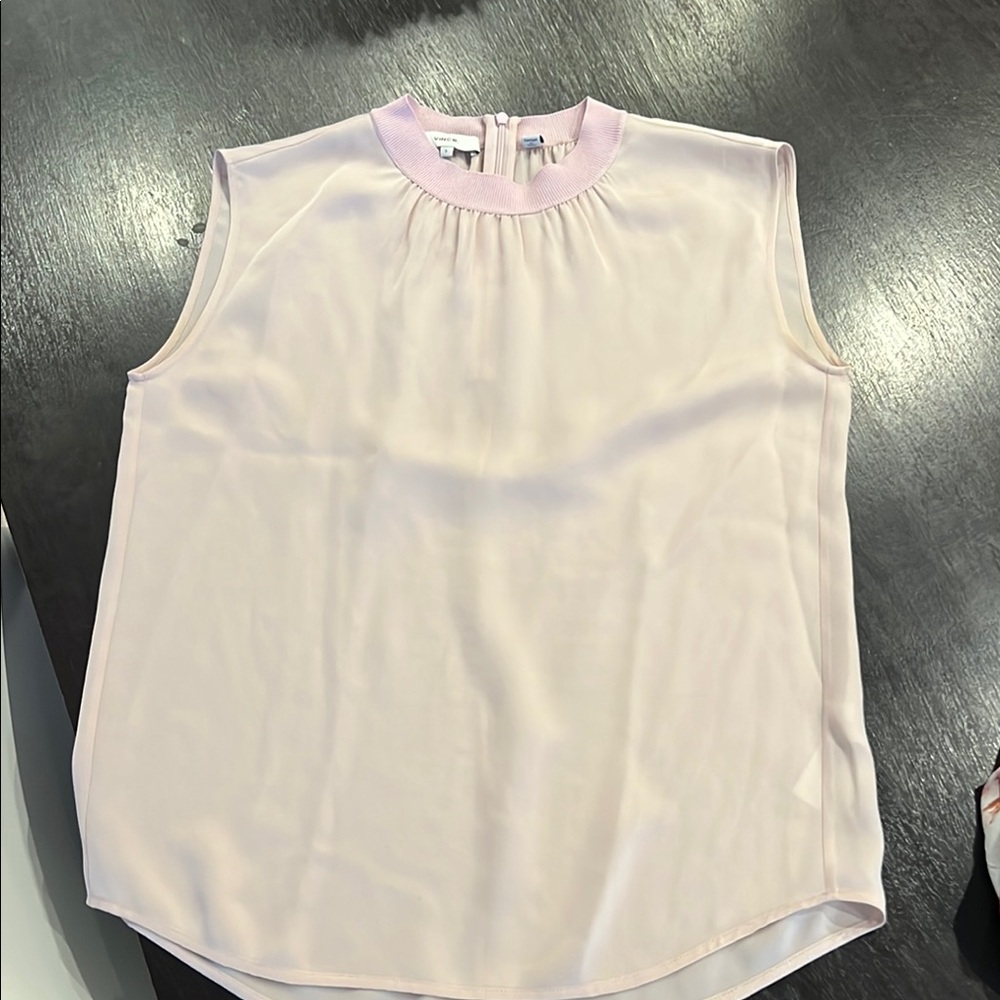 Elegant Pink Sleeveless Top